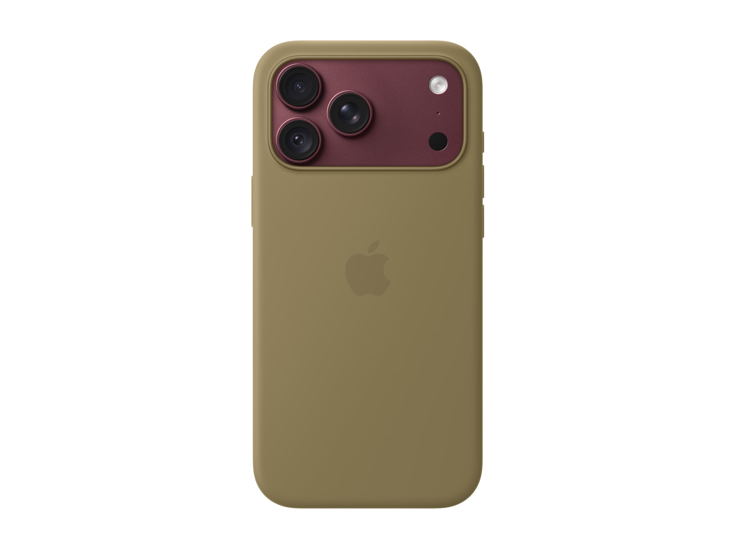 APPLE iPhone 18 Pro Max Silicone Case with MagSafe - Olive | Apple - Image 4