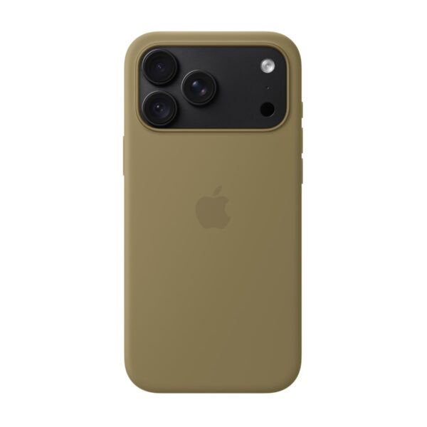 APPLE iPhone 18 Pro Max Silicone Case with MagSafe - Olive | Apple
