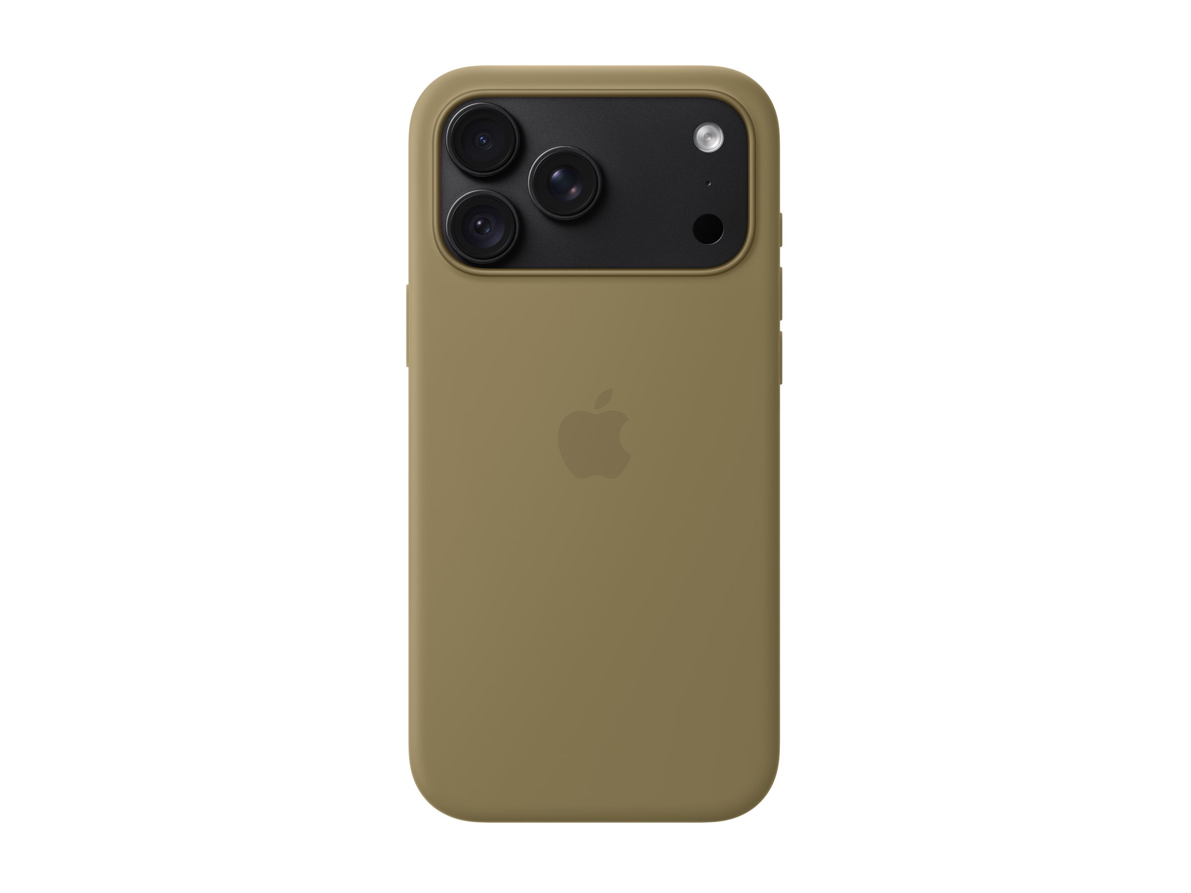 APPLE iPhone 18 Pro Max Silicone Case with MagSafe - Olive | Apple