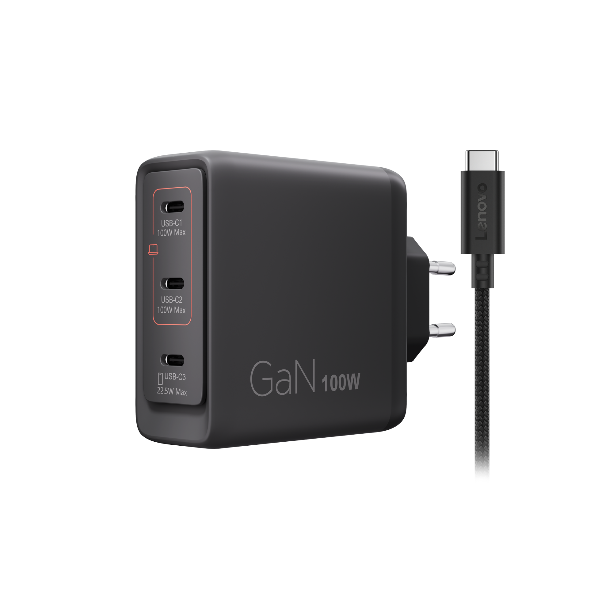 Lenovo Multi-port USB-C GaN Charger | 100 W - Image 3