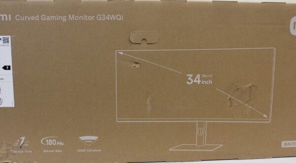 SALE OUT. Xiaomi | G34WQi | 34 " | WQHD | 21:9 | 180 Hz | 1 ms | 3440 x 1440 pixels | 350 cd/m² | HDMI ports quantity 2 | Black | Warranty 24 month(s) | DAMAGED PACKAGING
