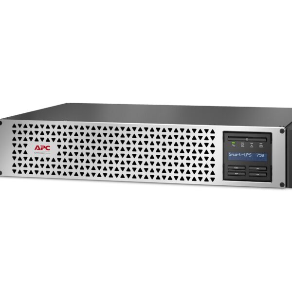Schneider Electric APC Smart-UPS, Lithium-ion, Rackmount 2U, 230V, 6x IEC C13 outlets, SmartConnect Port+SmartSlot, Short Depth, AVR, LCD | SMTL750RMI2UC | 750 VA | 600 W