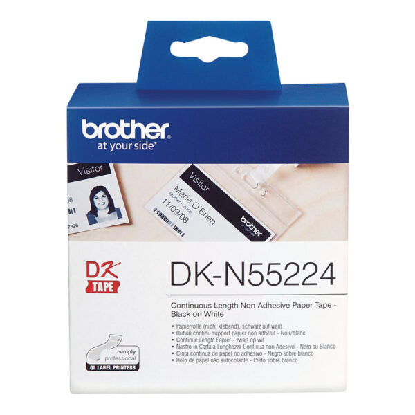 Brother DK-N55224 | Black on White | Roll (5.4 cm x 30.5 m)