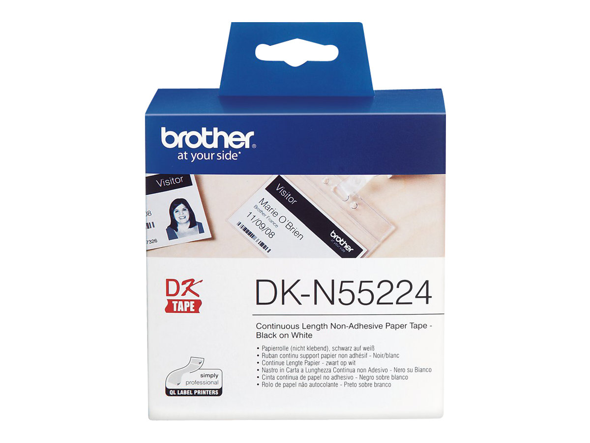 Brother DK-N55224 | Black on White | Roll (5.4 cm x 30.5 m)