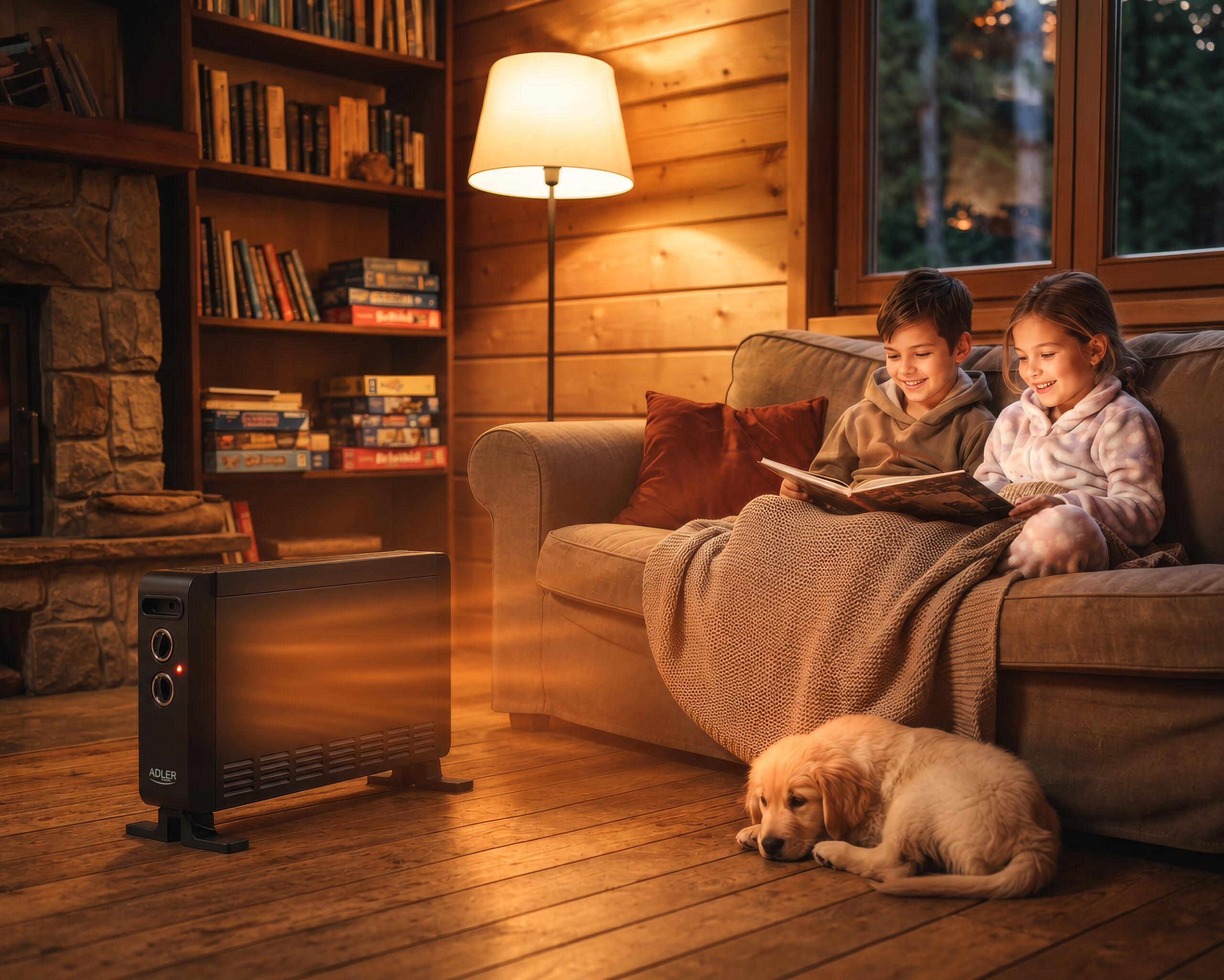 Adler Heater | AD 7764 | Convector | 2000 W | Number of power levels 3 | Black - Image 13