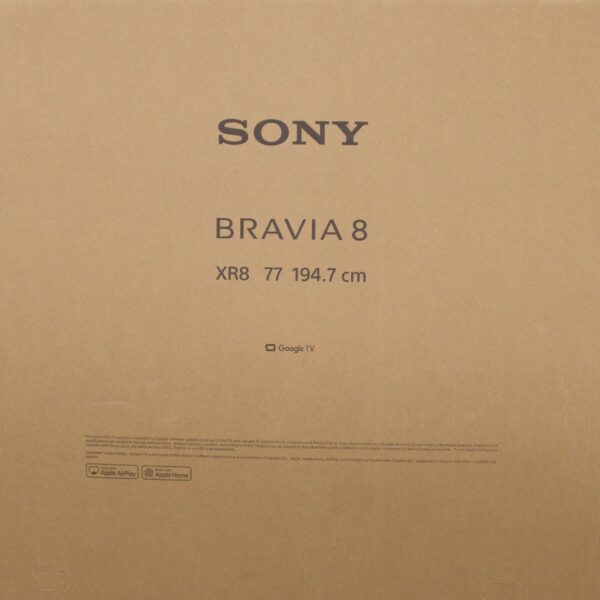 SALE OUT. Sony K77XR80P Bravia 8 77" (195cm) 4K Ultra HD Smart Google OLED TV | SALE OUT. | Sony OLED TV | K77XR80P Bravia 8 | 77 | Smart TV | Google TV | 4K UHD | DAMAGED PACKAGING