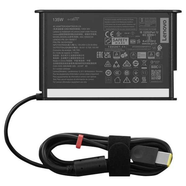 Lenovo ThinkCentre 135W AC Adapter Gen 2 (Slim Tip)-EU1/Arabia/Indonesia/ROK | Lenovo