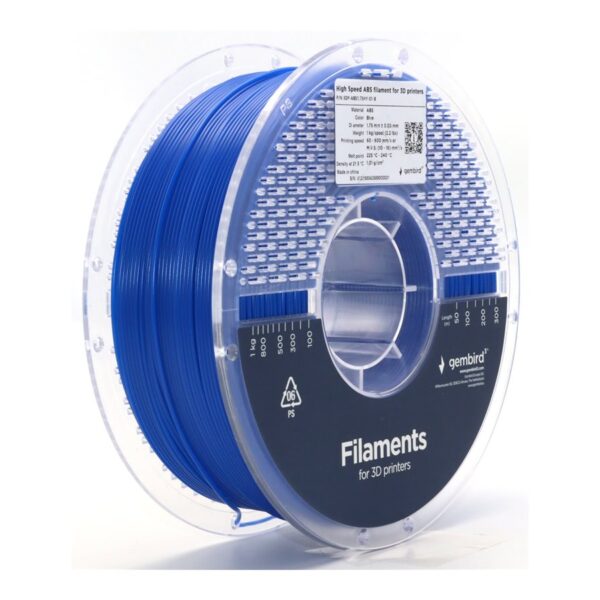 Flashforge High Speed ABS filament, 1.75 mm, 1 kg | 3DP-ABS1.75HY-01-B | ABS filament | Blue