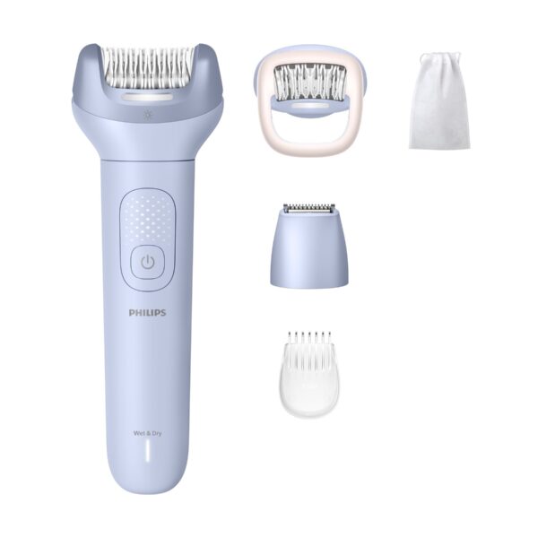 Philips Epilator | BRE711/00 Series 8000 | Operating time (max) 60 min | Number of power levels 2 | Wet & Dry | Blue