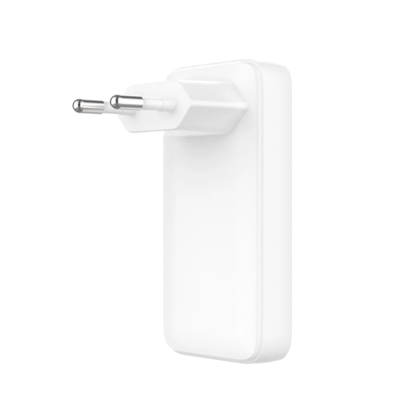 Fixed Slim 2xUSB-C Travel Charger, GaN, PD support