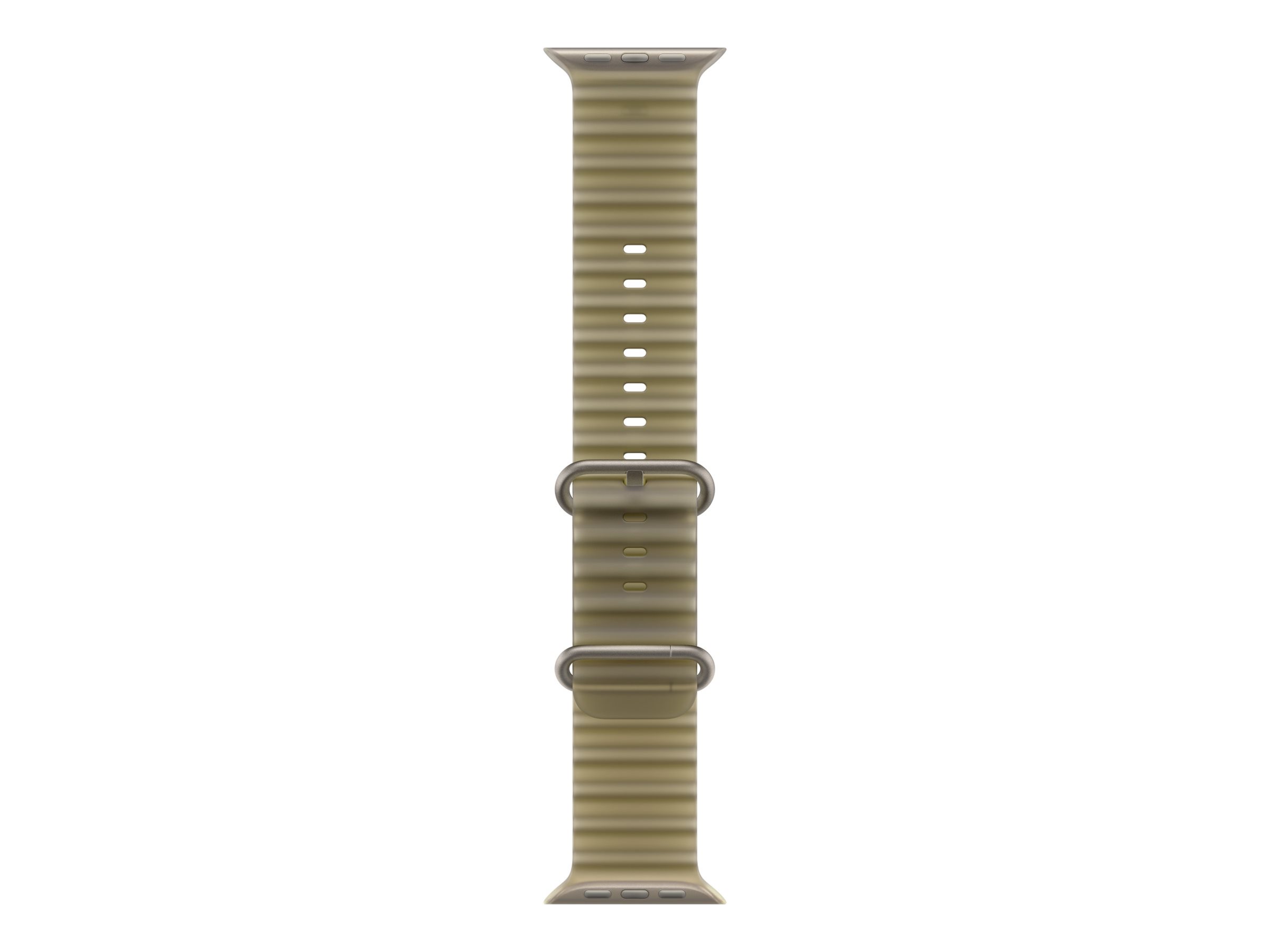 APPLE 49mm Translucent Kelp Ocean Band - Natural Titanium Finish | Apple
