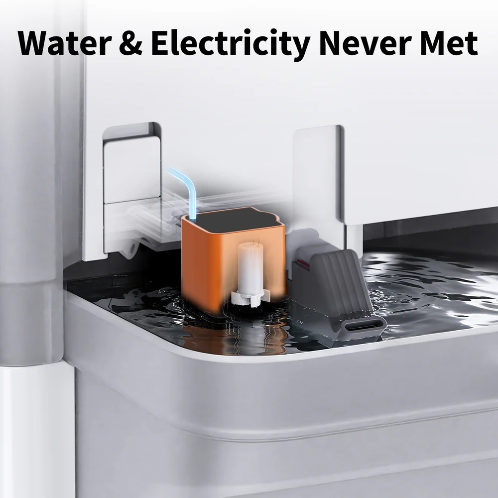 PETKIT Pet Water Fountain with Camera | EverSweet Ultra | Capacity 5 L | Material ABS, 304 Stainless Steel, PP, PPO | White - Image 11