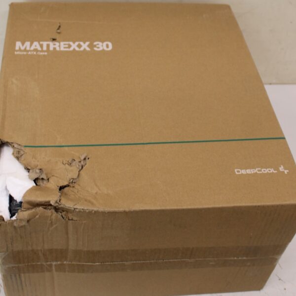 SALE OUT. Deepcool MATREXX 30 SI computer case (steel side panel) | Deepcool MATREXX 30 SI | Micro ATX | ATX PS2 (maximum length: 170mm) | Black | DAMAGED PACKAGING, DENTED