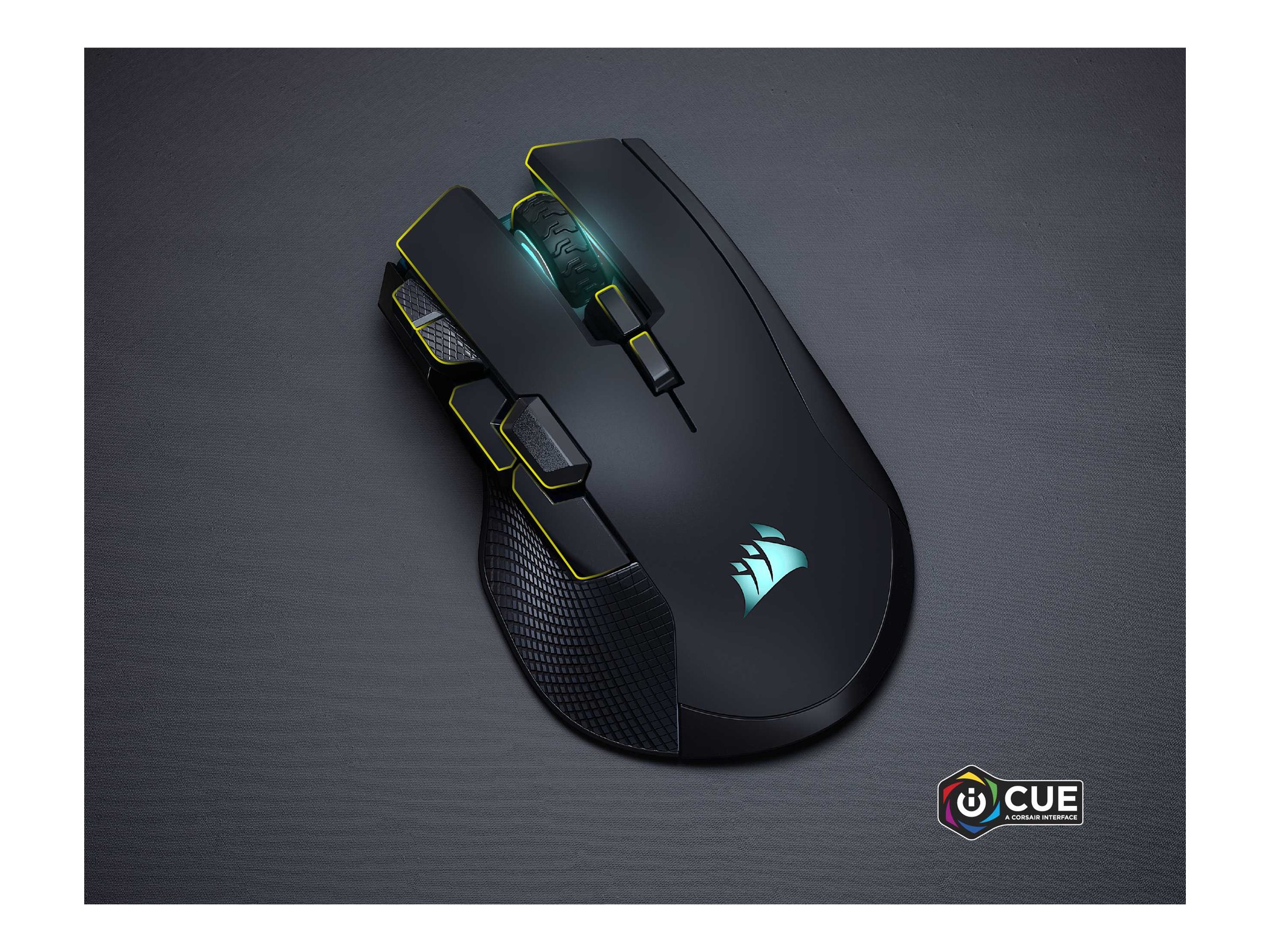 Corsair IRONCLAW SE | Gaming Mouse | Wireless/Wired | 2.4GHz, Bluetooth, USB-C | Black - Image 10