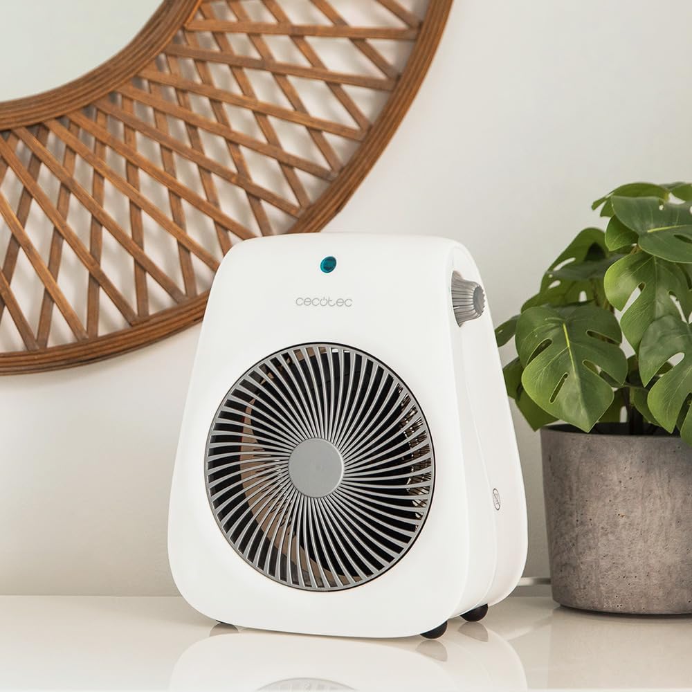 Cecotec ReadyWarm 2000 Max Force White | Fan heater | 2000 W | Number of power levels 2 | Suitable for rooms up to 20 m² | White - Image 5