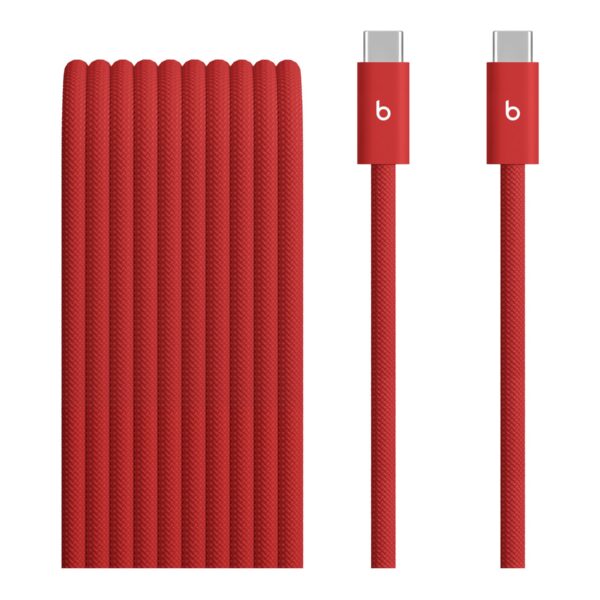 Apple 240W USB-C to USB-C Braided Cable (3 m ) - Rapid Red | Apple