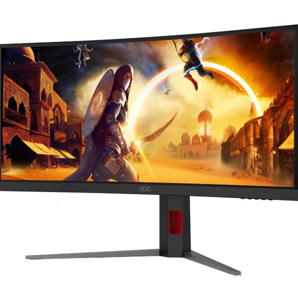 AOC | CU34G4CA | 34 " | Fast VA | WQHD | 21:9 | 180 Hz | 1 ms | 3440 x 1440 pixels | 450 cd/m² | HDMI ports quantity 2 | Black