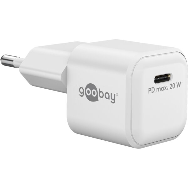 Goobay 20 W USB-C PD GaN Fast Charger Nano | USB-C