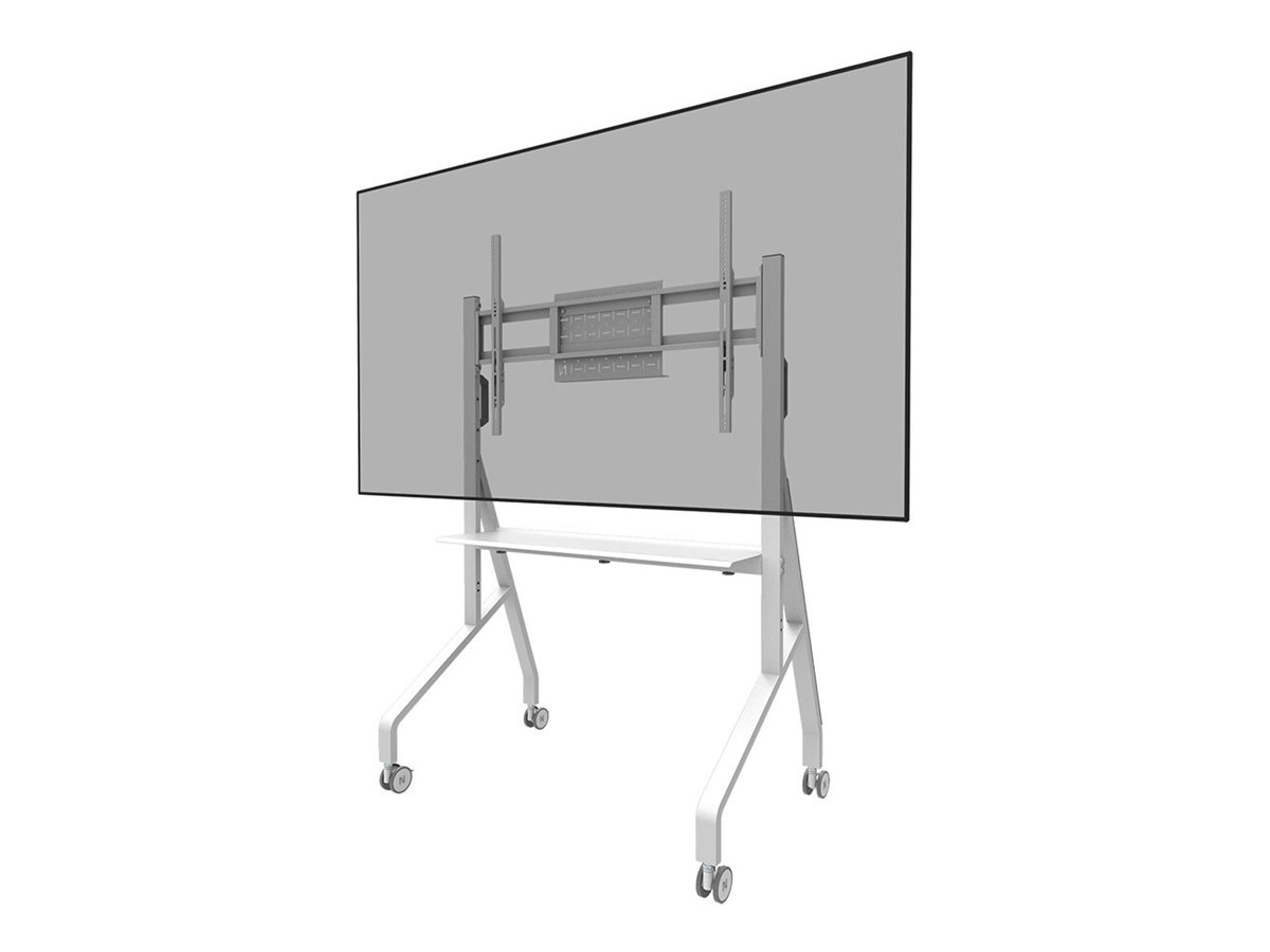 Neomounts Floor stand | FL50-525WH1 TV trolley | Adjustable Height | 55-86 " | Maximum weight (capacity) 76 kg | White - Image 3