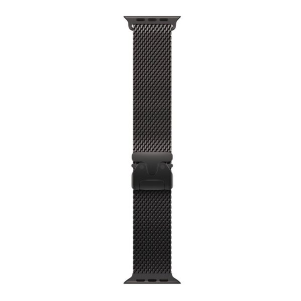 APPLE 49mm Black Titanium Milanese Loop - Large | Apple