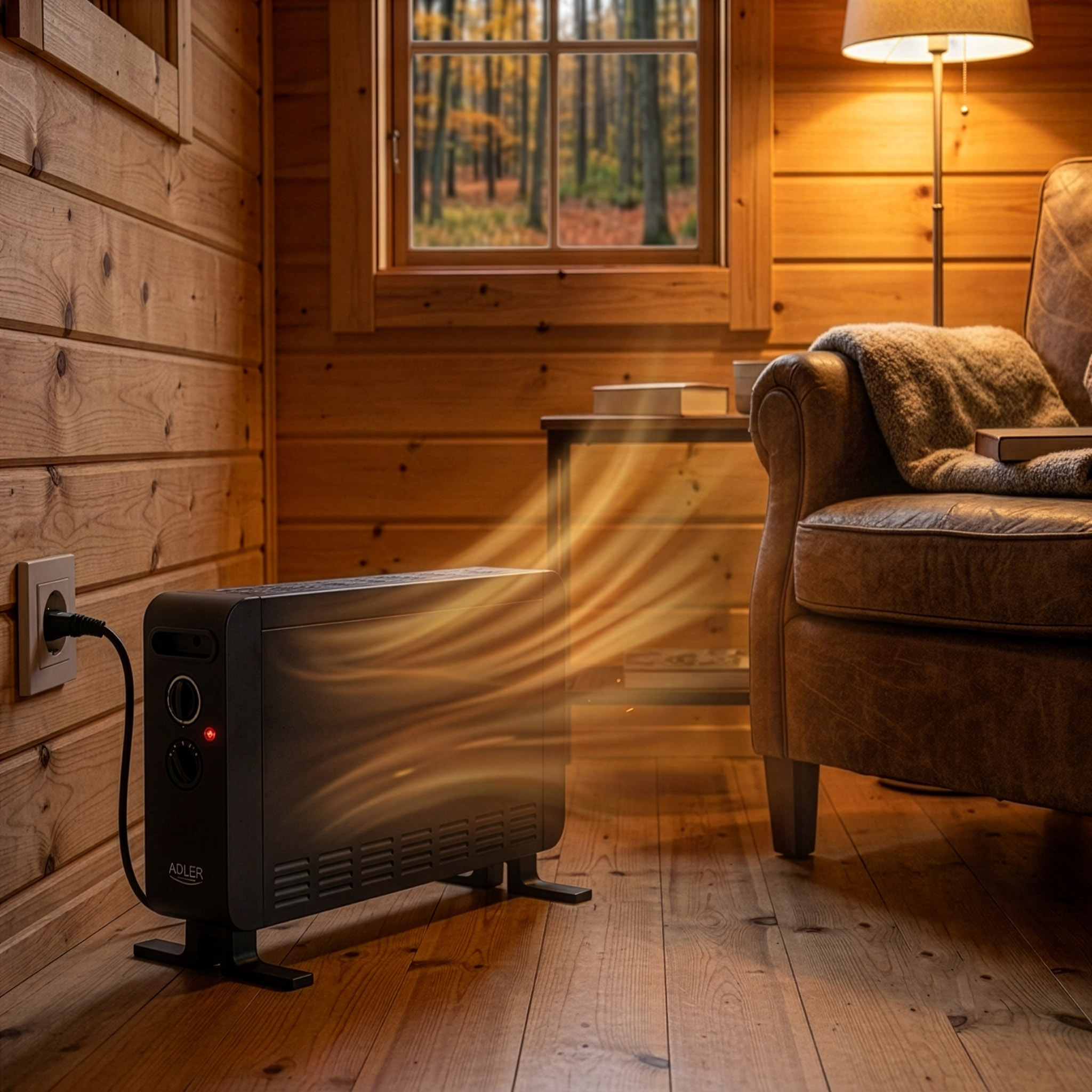 Adler Heater | AD 7764 | Convector | 2000 W | Number of power levels 3 | Black - Image 10