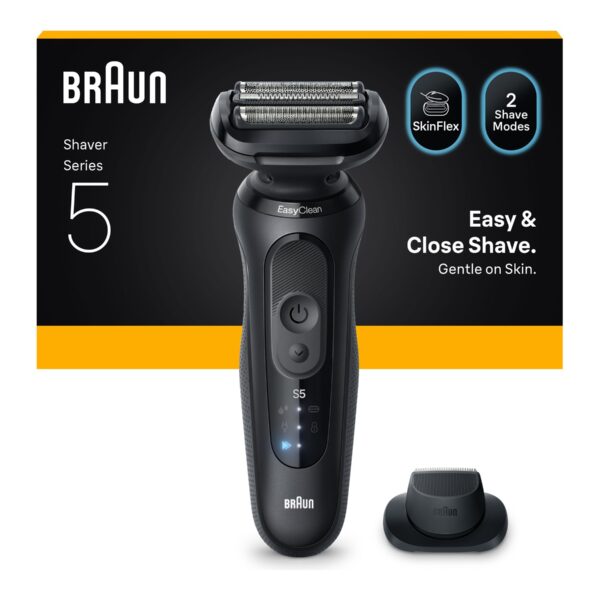 Braun Shaver | 52-N1200s Series 5 | Operating time (max) 50 min | Wet & Dry | Lithium Ion | Black
