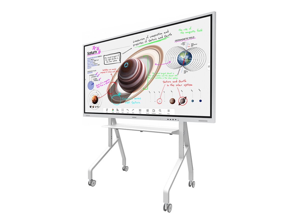 Neomounts Floor stand | FL50-525WH1 TV trolley | Adjustable Height | 55-86 " | Maximum weight (capacity) 76 kg | White - Image 6