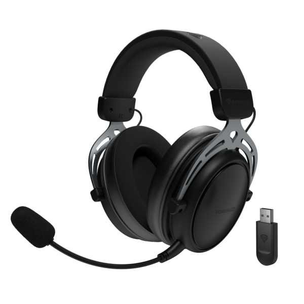 Genesis Headset | Toron 706 | Bluetooth, 2.4 GHz | Over-ear | Microphone | Black