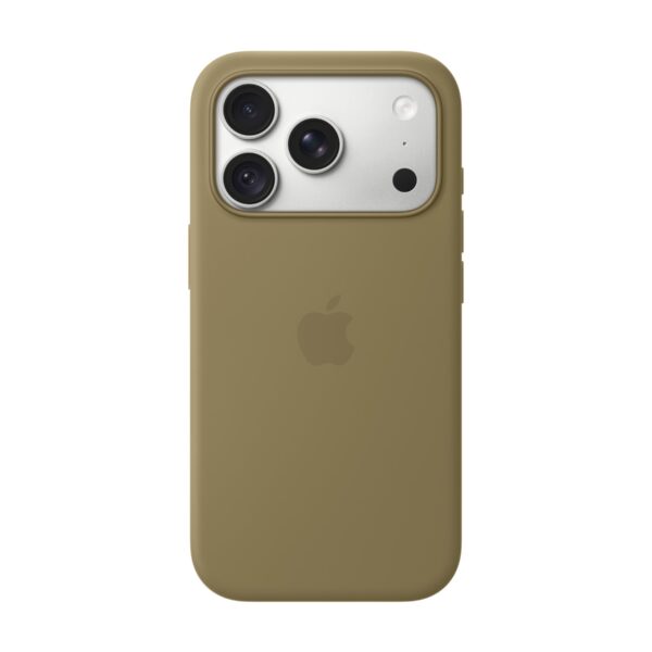 APPLE iPhone 18 Pro Silicone Case with MagSafe - Olive | Apple