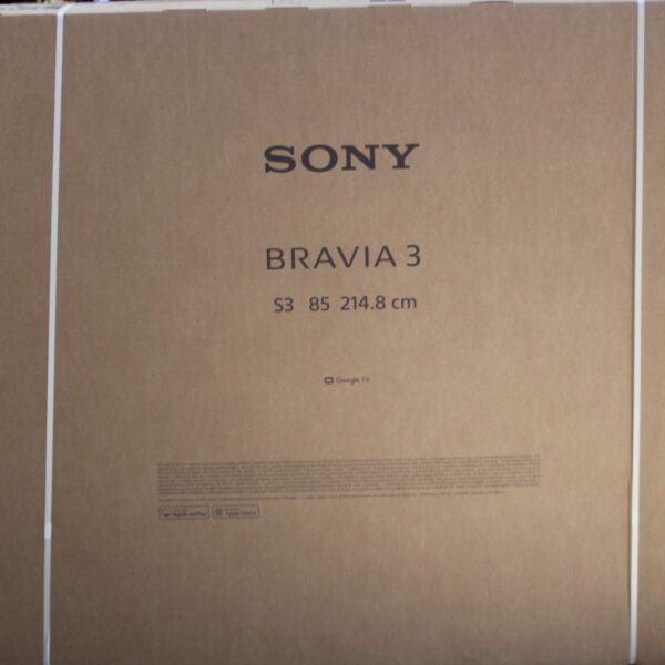 SALE OUT. Sony K85S35BP Bravia 3 85" (215cm) 4K Ultra HD Smart Google D-LED TV | SALE OUT. Sony | TV | K85S35BP Bravia 3 | 85 | Smart TV | Google TV | 4K UHD | DAMAGED PACKAGING
