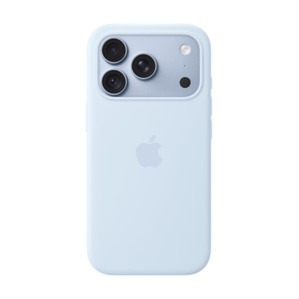 APPLE iPhone 18 Pro Silicone Case with MagSafe - Crisp Blue | Apple
