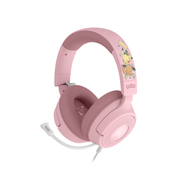 Razer Gaming Headset | Kraken V4 X | Wired | On-ear | Microphone | Pikachu & Eevee Edition