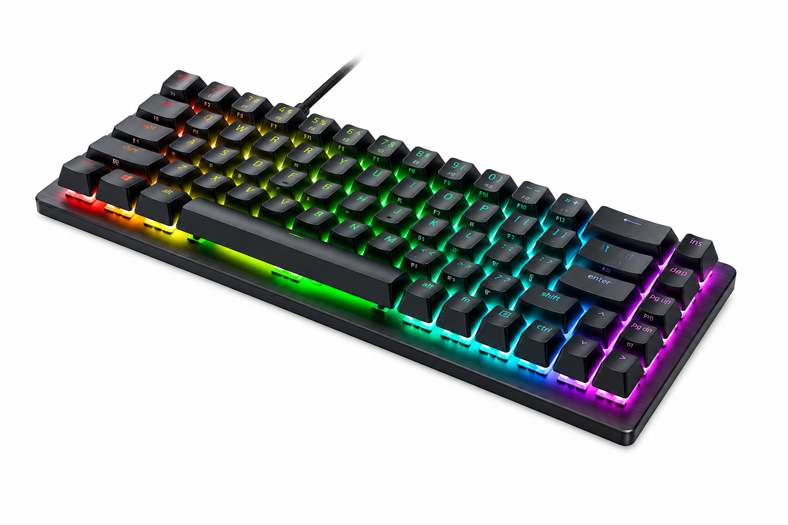 Razer Hall Effect Magnetic Esports Keyboard | Huntsman V3 HE Magnetic Mini 65% 8KHz | Keyboard | Wired | US | Razer Hall Effect Magnetic Switches - Image 2