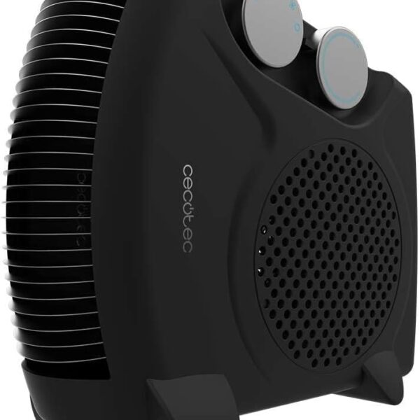 Cecotec ReadyWarm 2000 Max Dual Black | Fan heater | 2000 W | Number of power levels 3 | Suitable for rooms up to 20 m² | Black