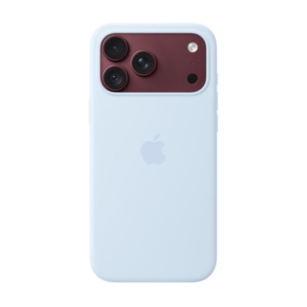APPLE iPhone 18 Pro Max Silicone Case with MagSafe - Crisp Blue | Apple