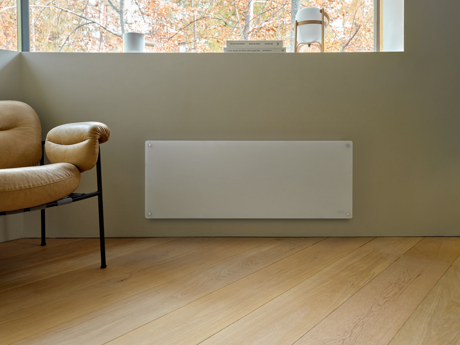 Mill Glass Smart WiFi Panel Heater Gen. 4 | GL1300WIFI4 | Panel Heater | 1300 W | Suitable for rooms up to 15-19 m² | White - Image 2