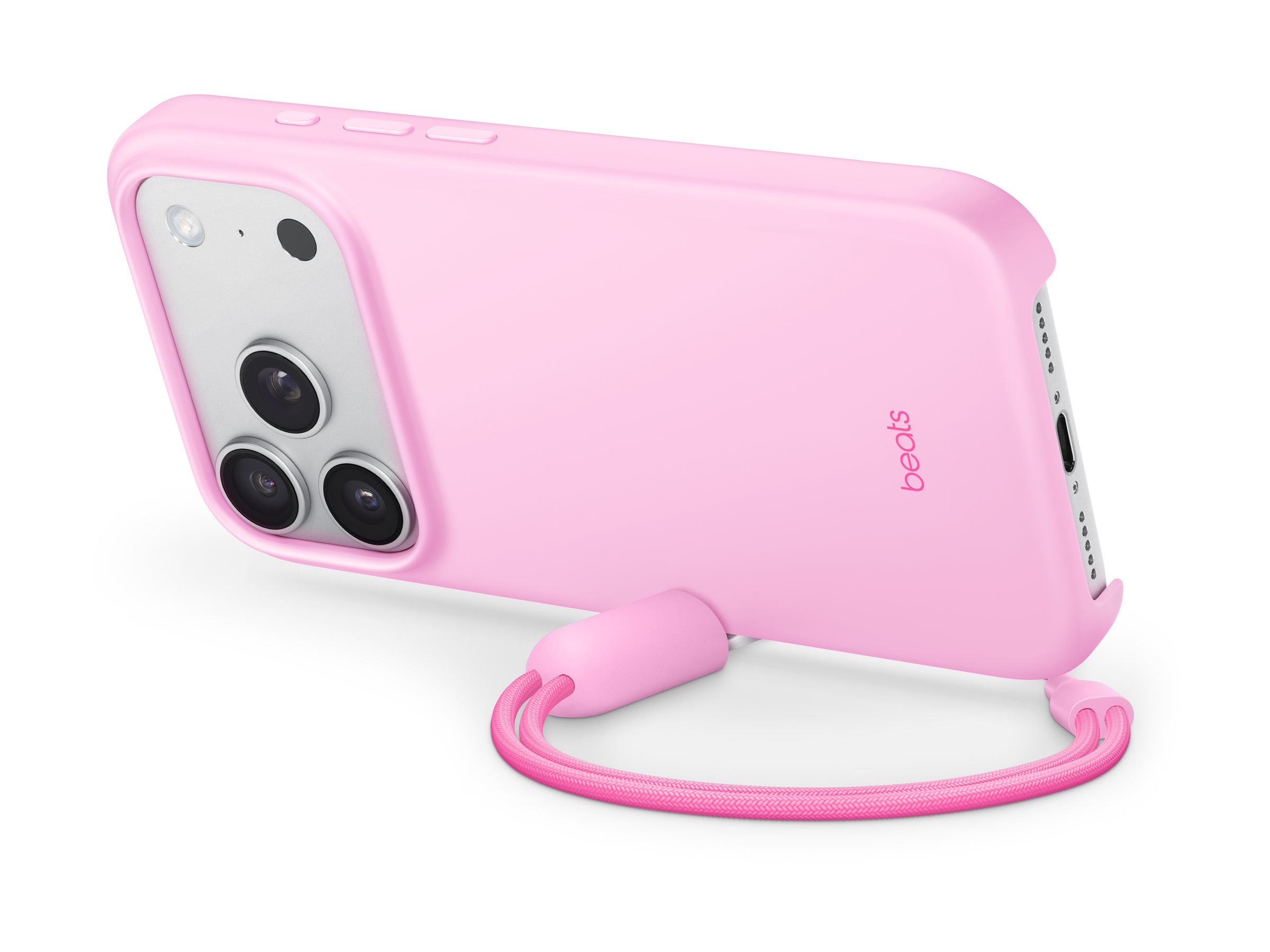 Apple iPhone 17 Pro Kickstand Case with MagSafe and Camera Control - Pebble Pink | Apple