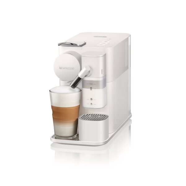 Delonghi | Coffee Machine | EN510.W Lattissima One | Pump pressure 19 bar | Built-in milk frother | Automatic | 1450 W | White
