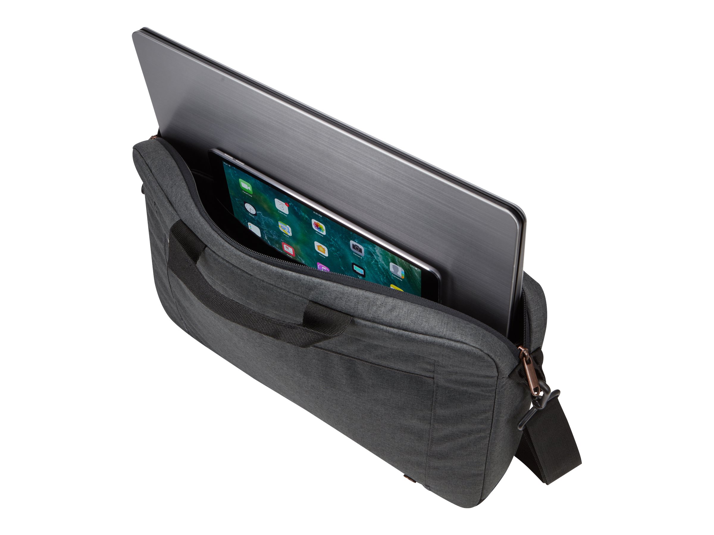 Case Logic | Era Attaché | Fits up to size 15.6 " | Messenger - Briefcase | Shoulder strap | Obsidian - Image 8
