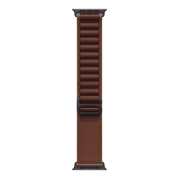 APPLE 49mm Burgundy Alpine Loop - Medium - Black Titanium Finish | Apple