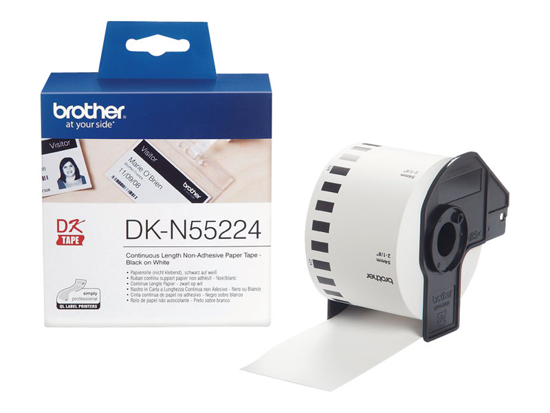 Brother DK-N55224 | Black on White | Roll (5.4 cm x 30.5 m) - Image 3