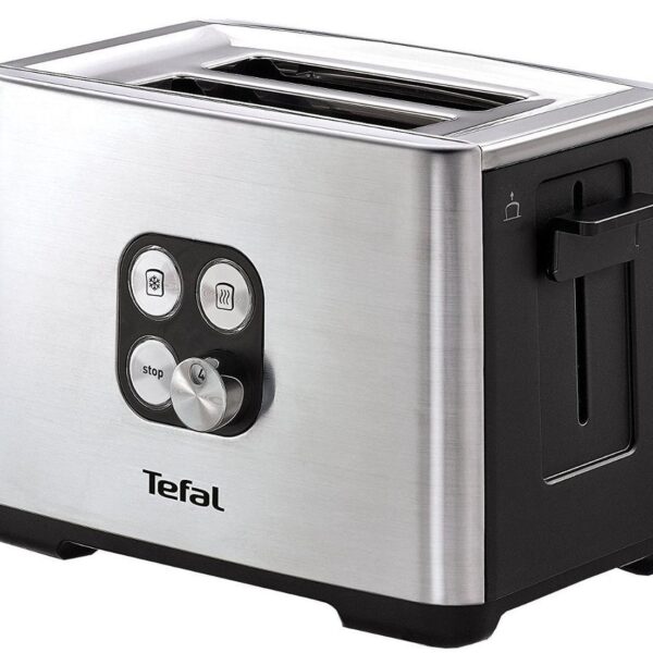 TEFAL | Toaster | Equinox TT420D30 | Power 900 W | Number of slots 2 | Housing material Stainless Steel | Stainless steel/Black