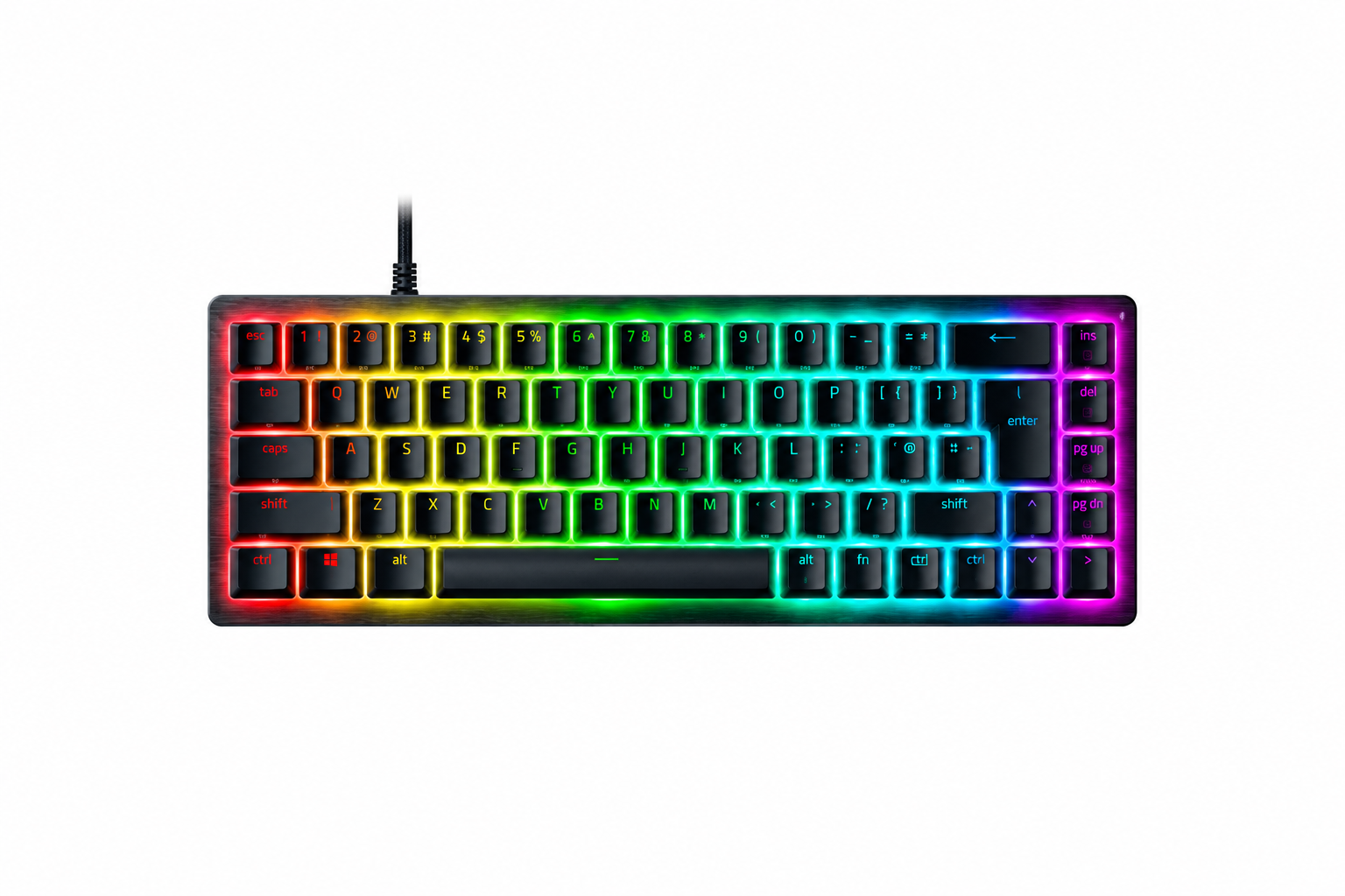 Razer Hall Effect Magnetic Esports Keyboard | Huntsman V3 HE Magnetic Mini 65% 8KHz | Keyboard | Wired | US | Razer Hall Effect Magnetic Switches