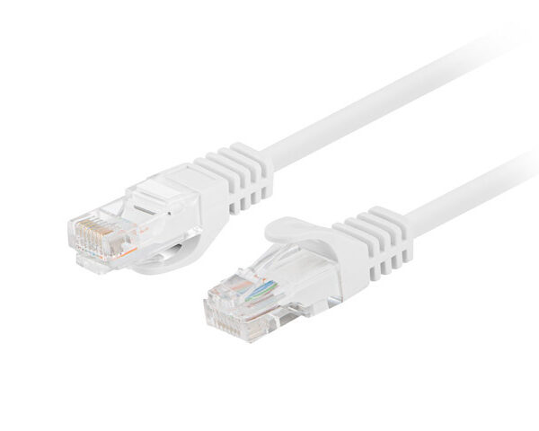 Lanberg Patchcord CAT.5E UTP 0.25M fluke passed 10-pack, White | PCU5-20CC-0025-W