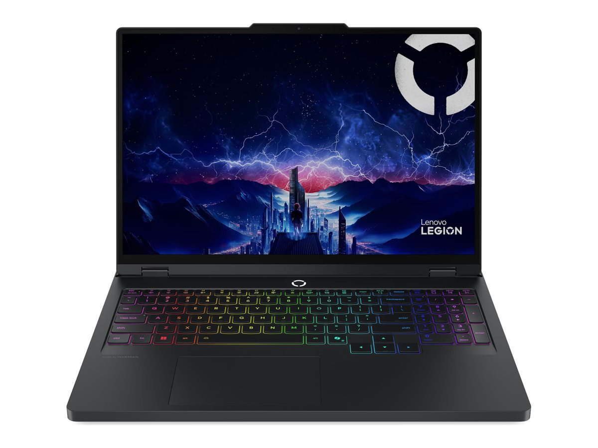 Lenovo Legion Pro 5 16IAX10H Intel | Eclipse Black | 16 " | OLED | WQXGA | 2560 x 1600 pixels | Glossy | Intel Core Ultra 9 | 275HX | 32 (2x16GB) GB | SODIMM DDR5 | Solid-state drive capacity 1000 GB | NVIDIA GeForce RTX 5070 Ti | GDDR7 | 12 GB | Windows 11 Home | 802.11ax | Bluetooth version 5.2 | Keyboard language Nordic | Keyboard backlit | Warranty 24 month(s) | Battery warranty 12 month(s)