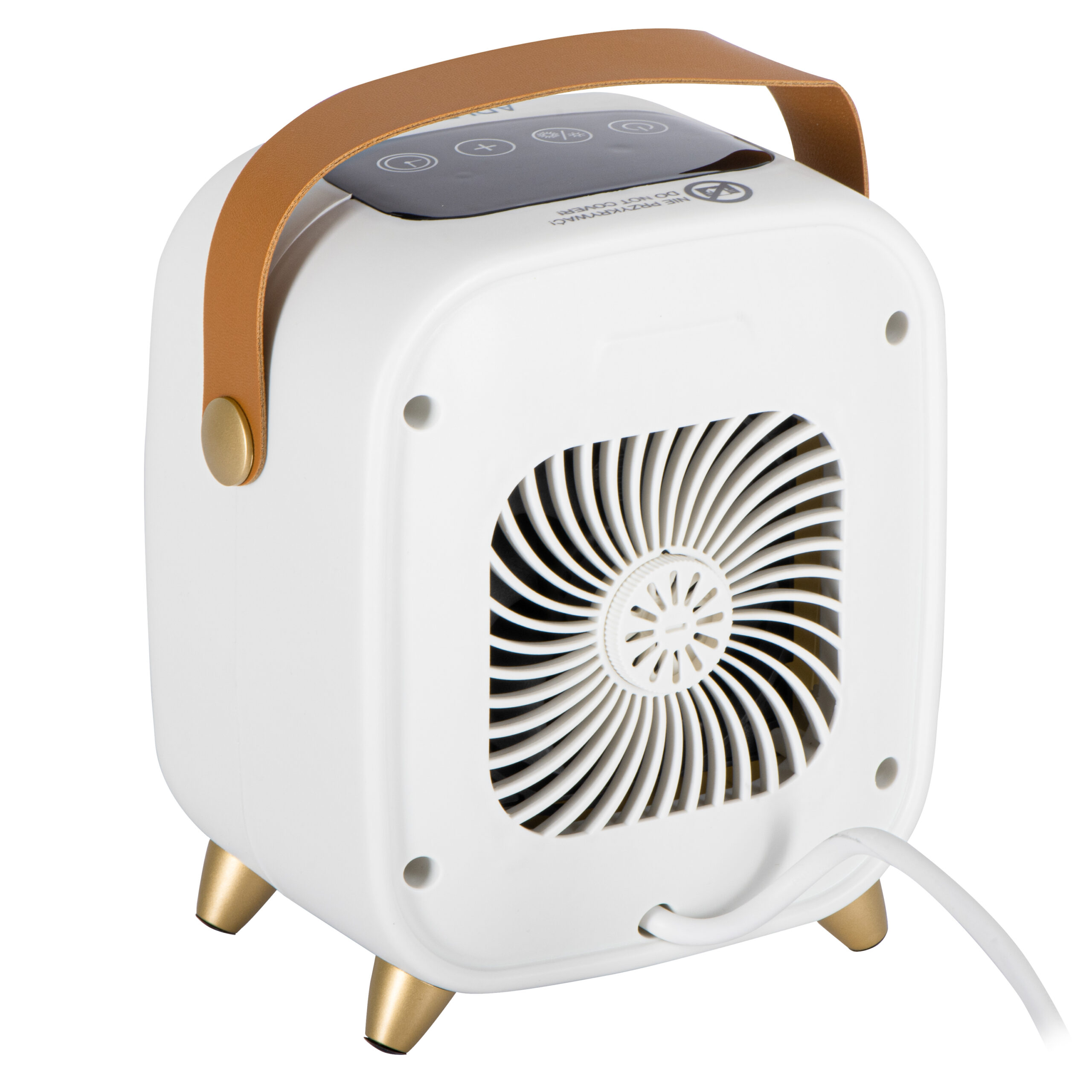 Adler Fan Heater | AD 7762 | Ceramic | 1000 W | Number of power levels 2 | White - Image 3