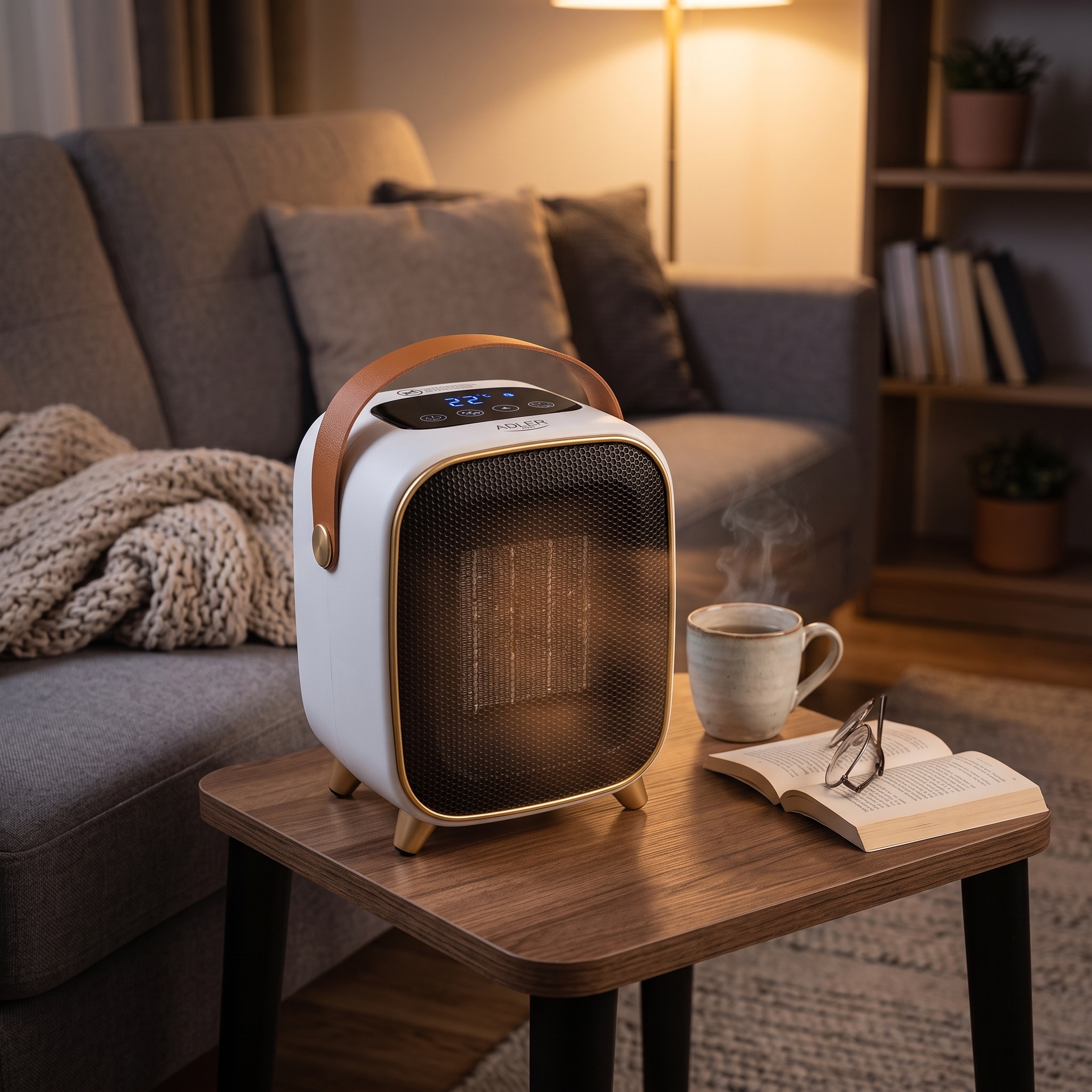 Adler Fan Heater | AD 7762 | Ceramic | 1000 W | Number of power levels 2 | White - Image 10