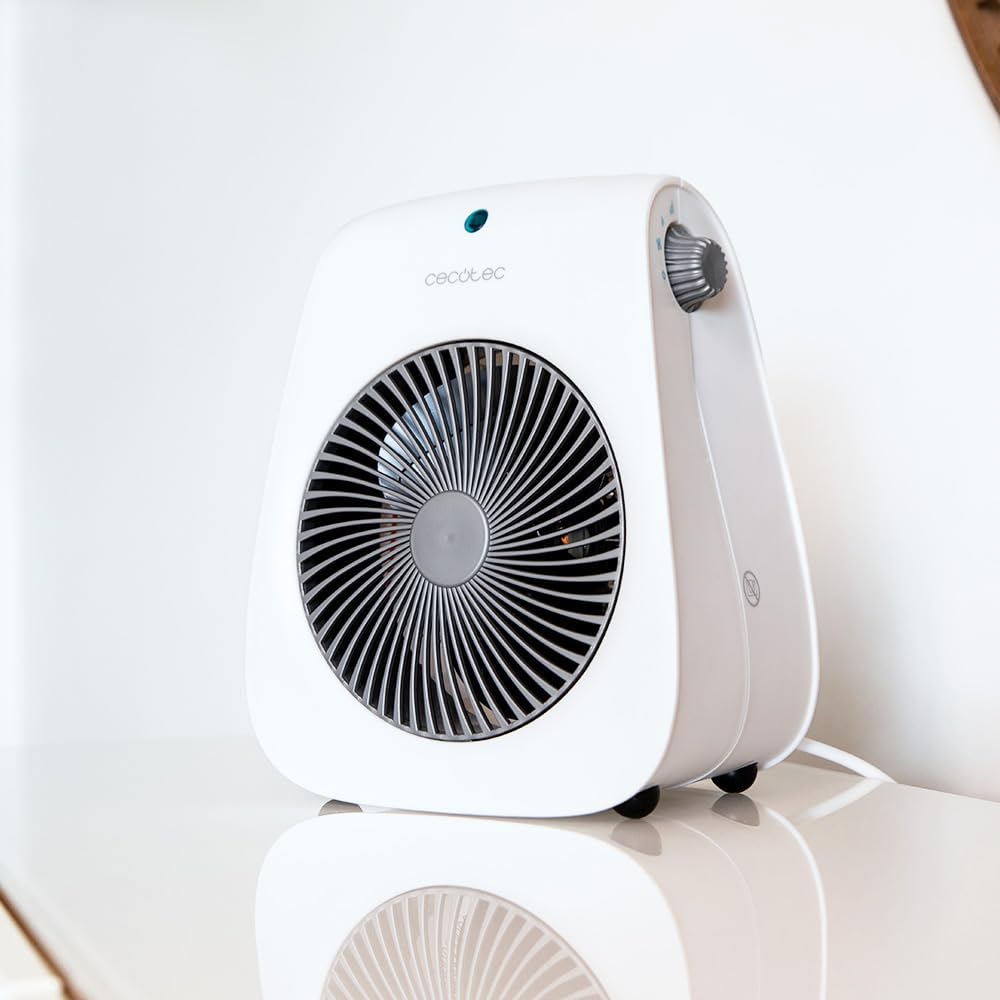 Cecotec ReadyWarm 2000 Max Force White | Fan heater | 2000 W | Number of power levels 2 | Suitable for rooms up to 20 m² | White - Image 2