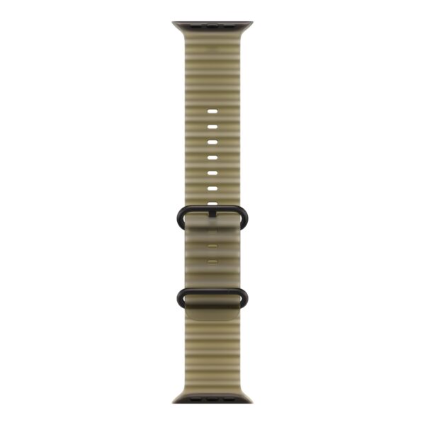 APPLE 49mm Translucent Kelp Ocean Band - Black Titanium Finish | Apple