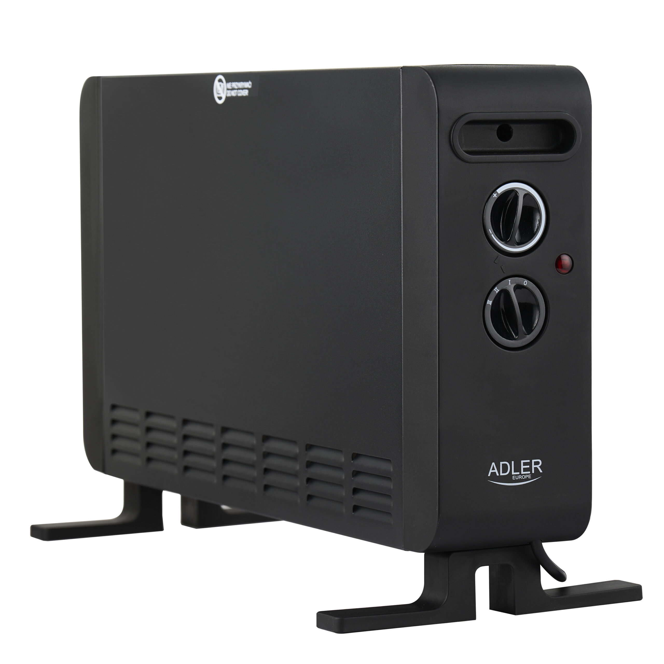 Adler Heater | AD 7764 | Convector | 2000 W | Number of power levels 3 | Black - Image 2
